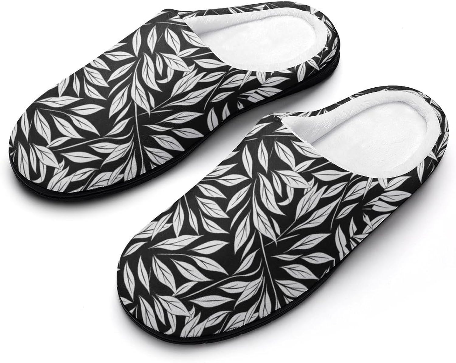 

Завораживающие мужские хлопковые тапочки с китом и синими фиолетовыми цветами, для дома и улицы, теплые, уютные, мягкие, с противоскользящей подошвой Daihanle