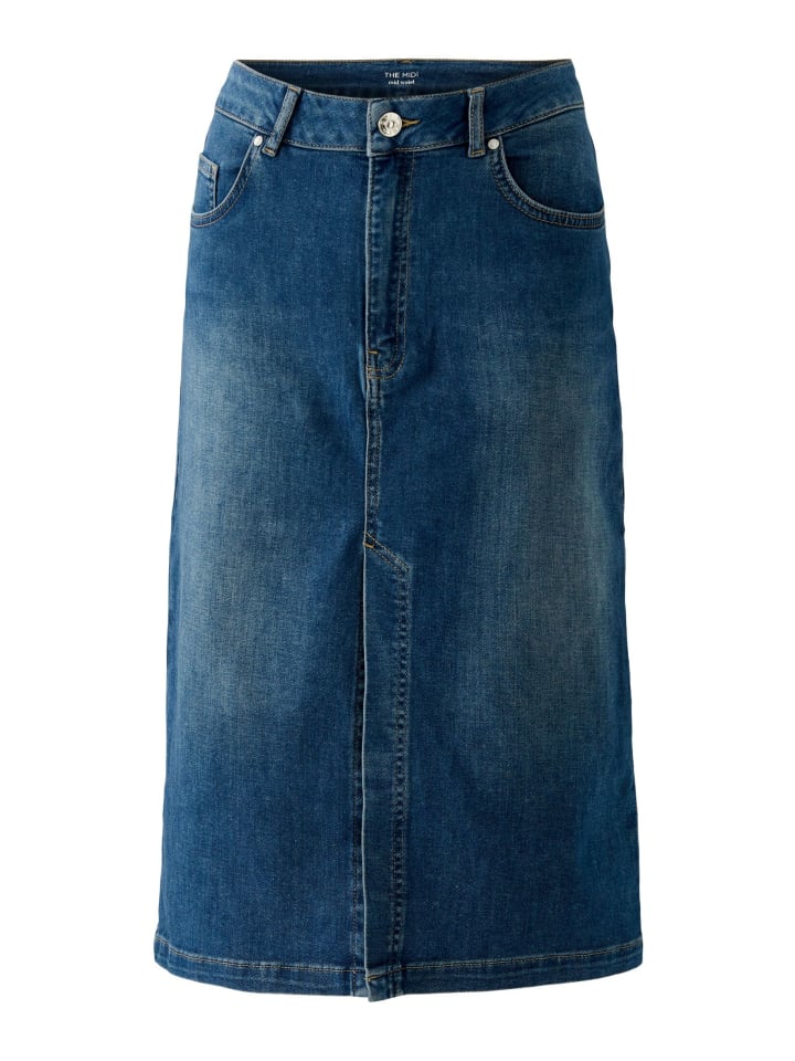 

Юбка до колена Oui, цвет darkblue denim
