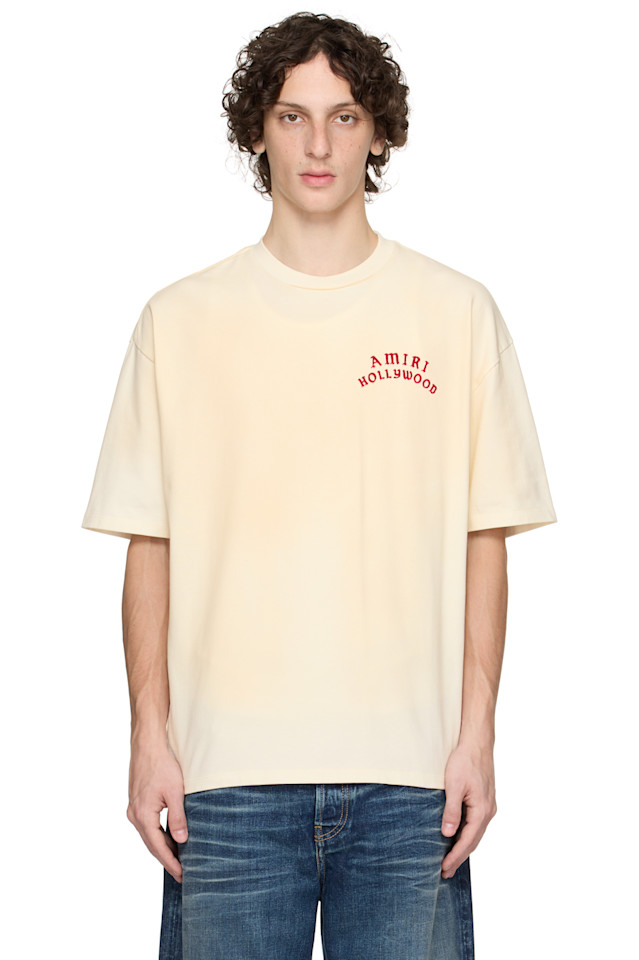 

Футболка oversize Amiri Hollywood Amiri, мультиколор