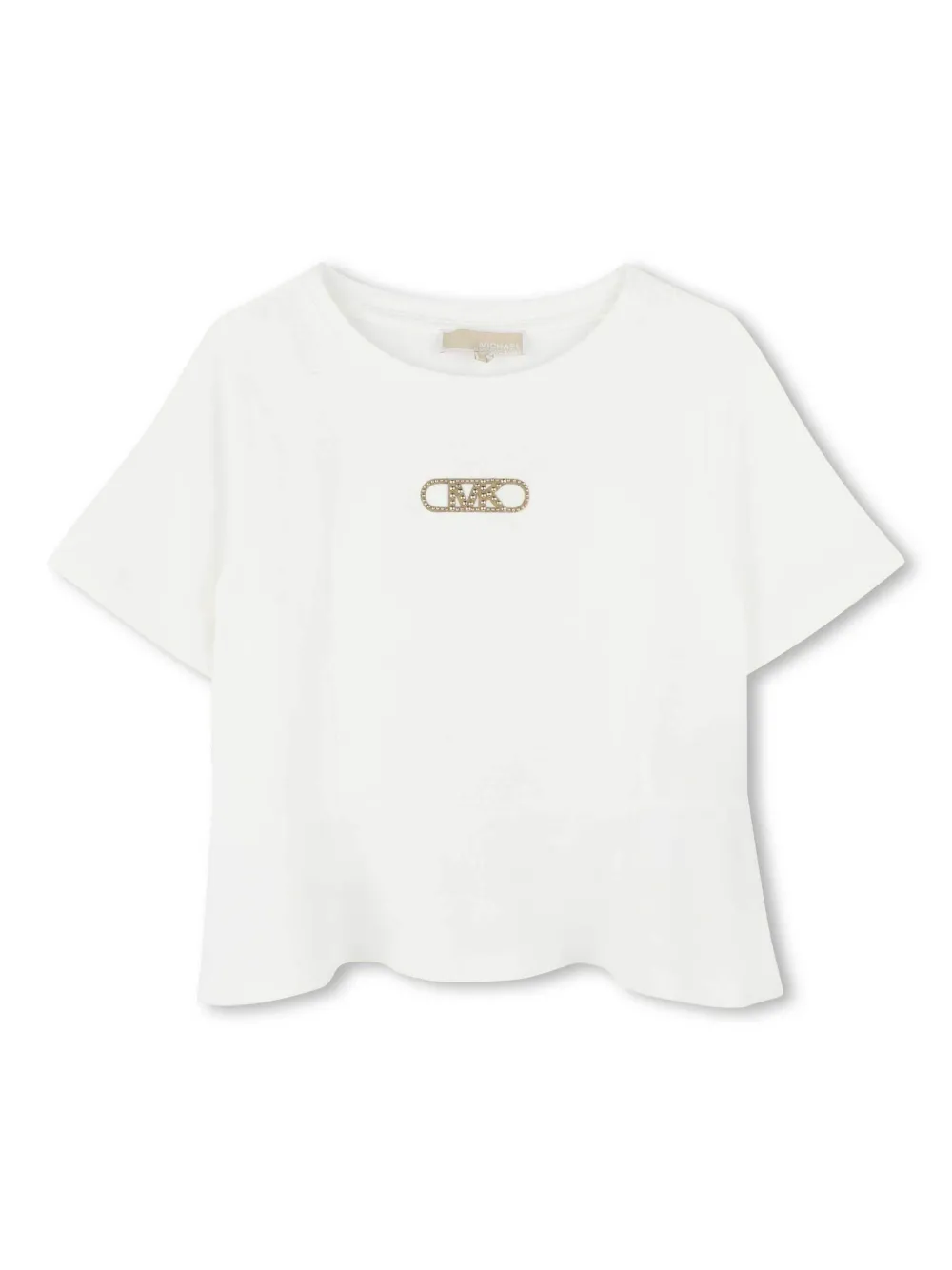 

Футболка с логотипом Michael Kors Kids, нейтральный