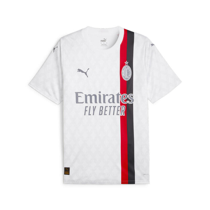 

Мужская выездная майка AC Milan 23/24 PUMA White Feather Grey, цвет weiss