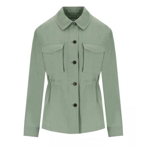 

Футболка sage overshirt Woolrich, зеленый