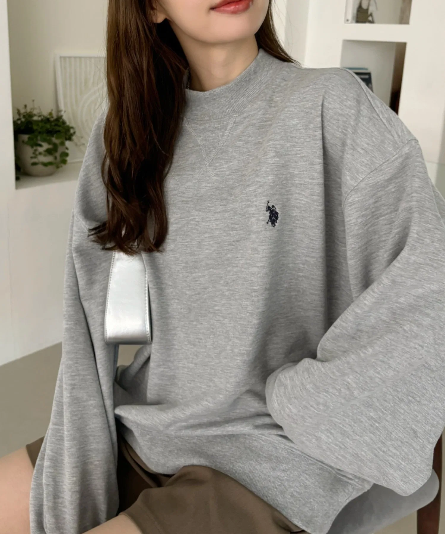 Ada. Эксклюзив // US POLO ASSN Толстовка оверсайз из флиса с высоким воротником — фото 2