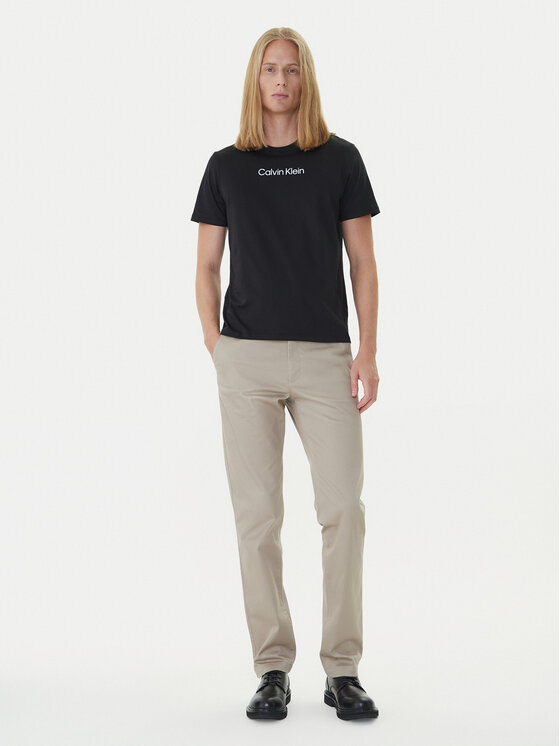 Футболка relaxed fit Logo 30s LV04LD230G Calvin Klein, черный — фото 2