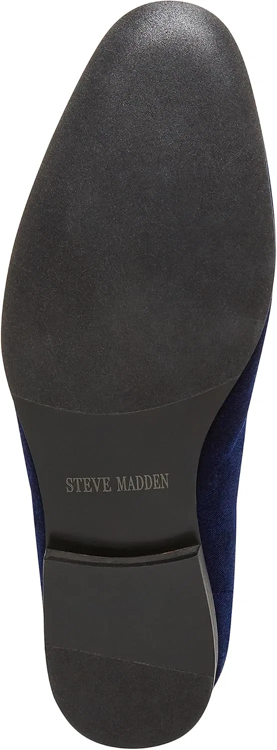 Легкие мужские туфли Steve Madden, Blue Velvet — фото 4