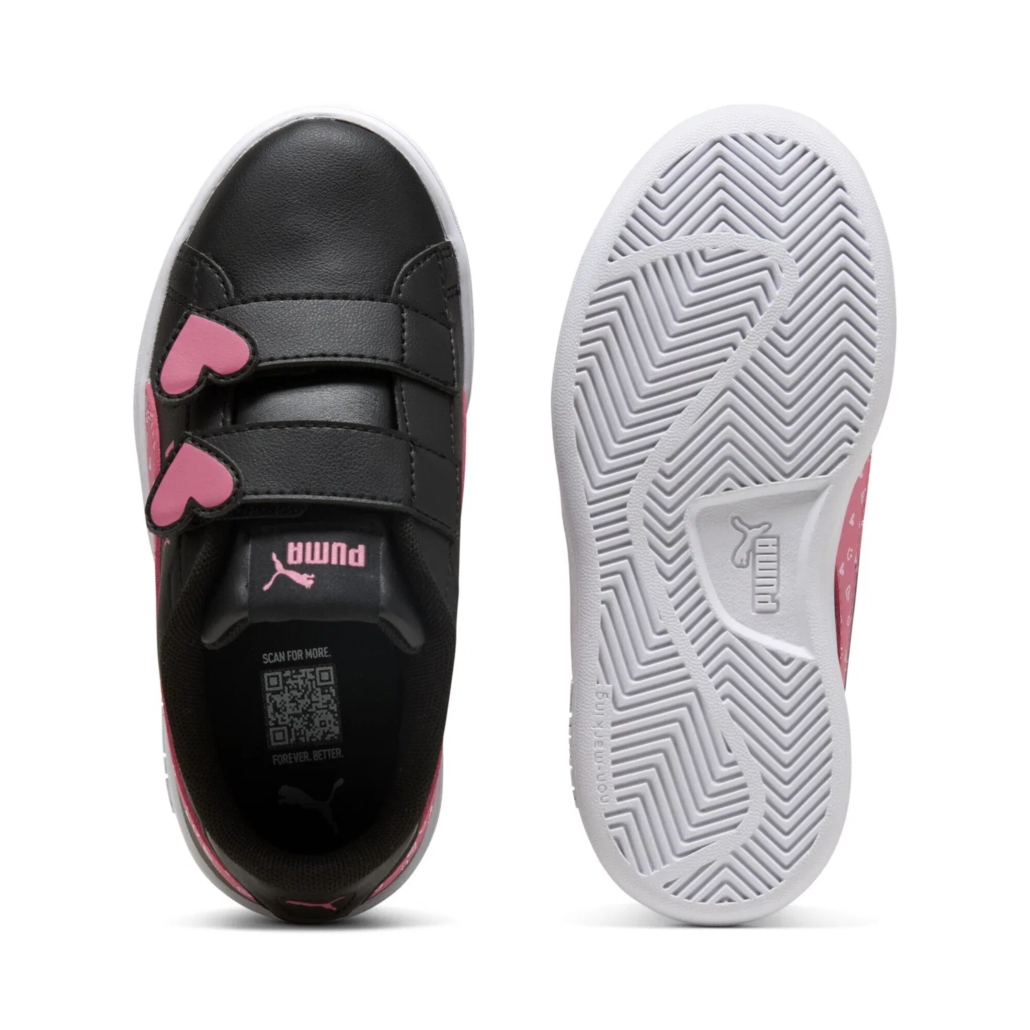 Кроссовки 'Smash 3.0 Hearty' Puma, Black — фото 3