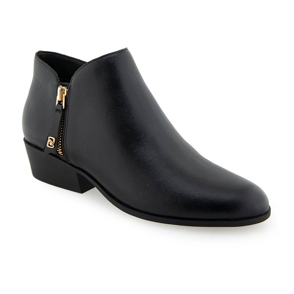 

Женские кожаные ботильоны Aerosoles Collaroy, цвет Black Burnished
