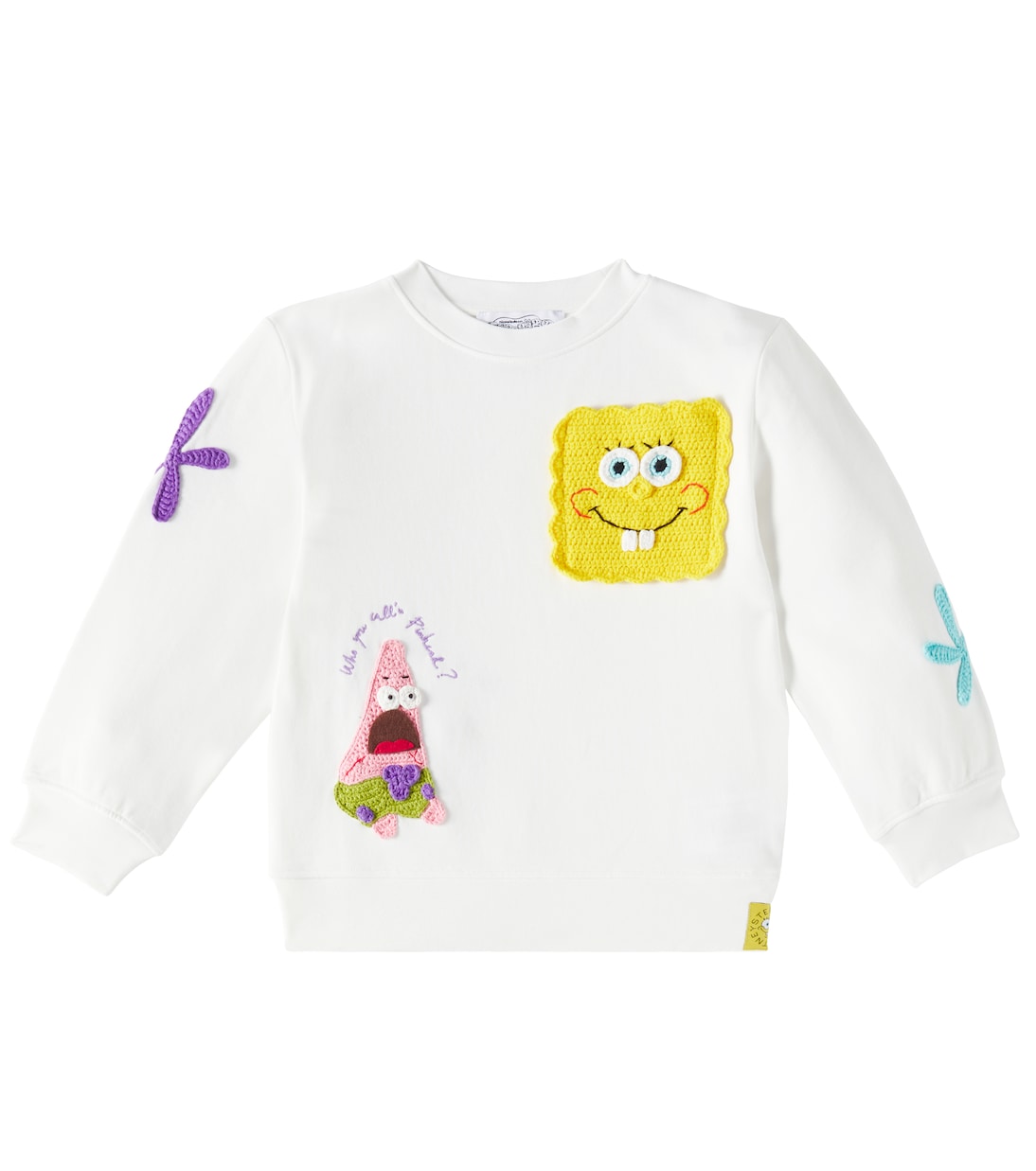 

Толстовка x SpongeBob SquarePants Stella McCartney Kids, слоновая кость