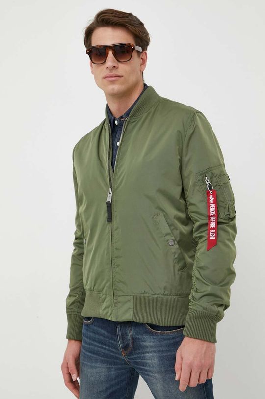 

Куртка-бомбер МА-1 ТТ Alpha Industries, зеленый