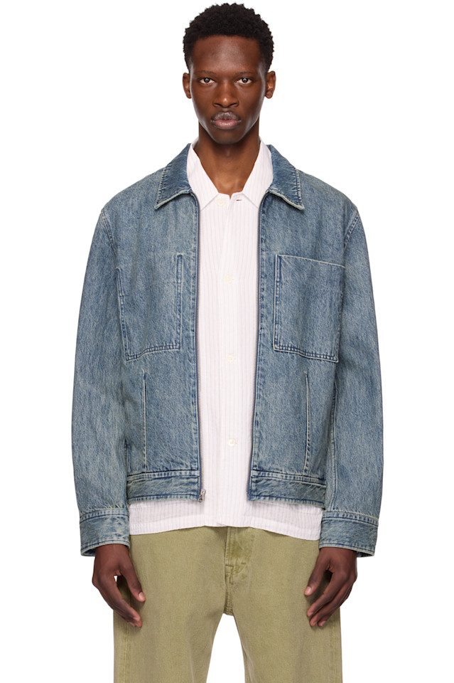 

Симон джинсовая куртка для гаража Rag & Bone, цвет tinted skylight, Белый, Симон джинсовая куртка для гаража Rag & Bone, цвет tinted skylight