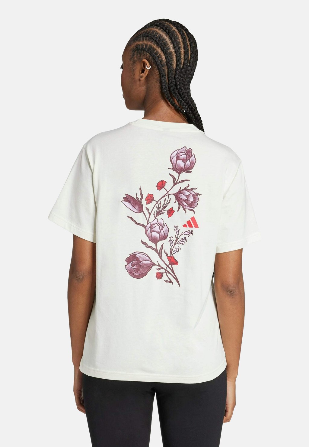 

Футболка с принтом TIRO FLORAL GRAPHIC Adidas Sportswear, кремовый