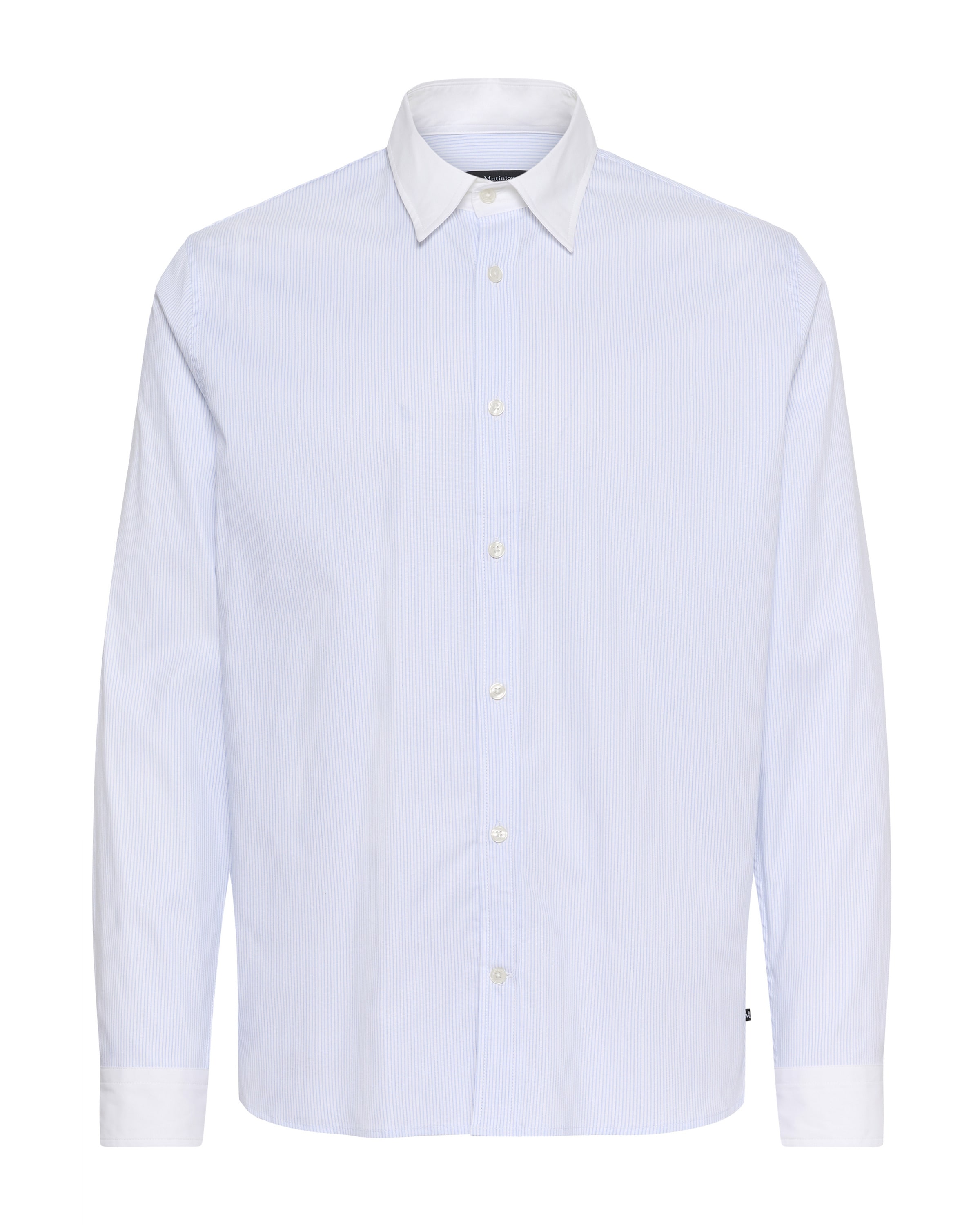 

Matinique Рубашка на пуговицах 'Christaldo' Regular fit в небесно-голубом цвете