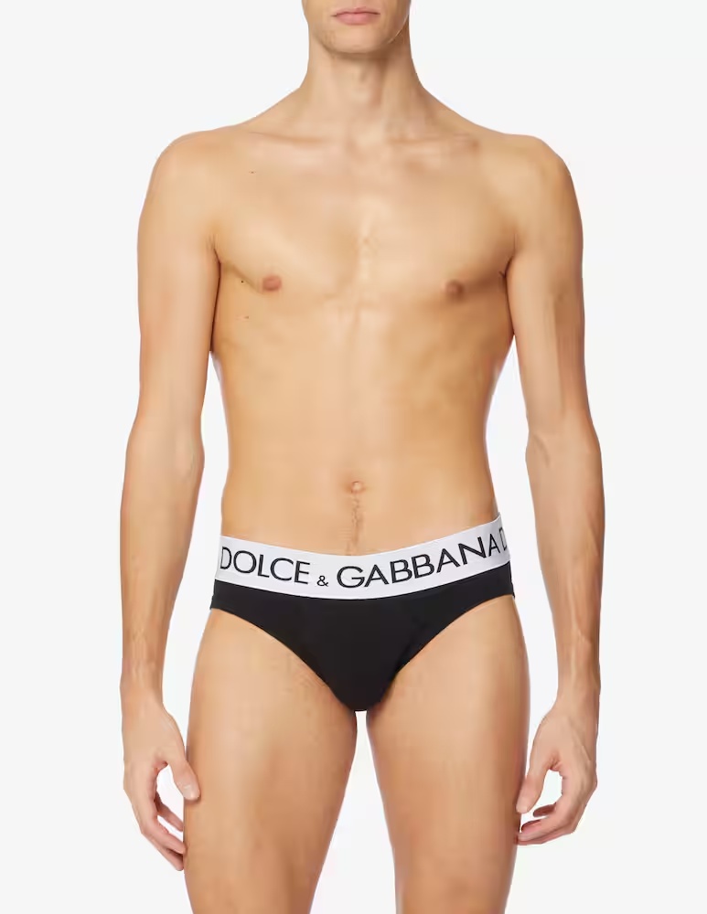 

Хлопковые трусы Dolce & Gabbana, черный