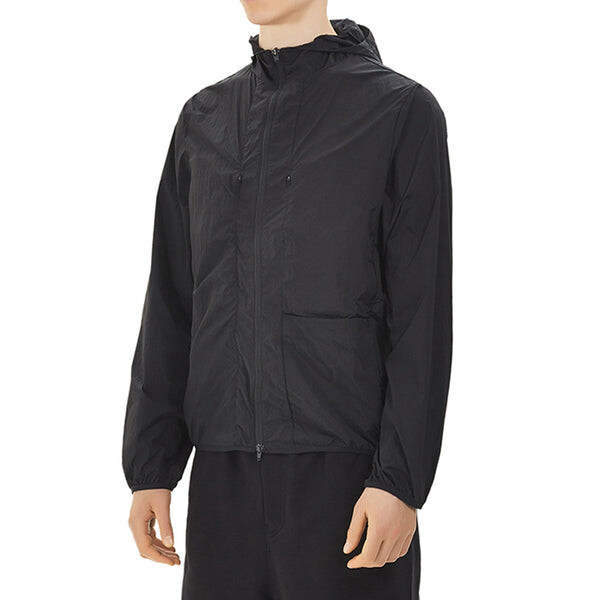 Куртка men's y-3 trvl nylon parka jacket breathable black Adidas, черный — фото 3