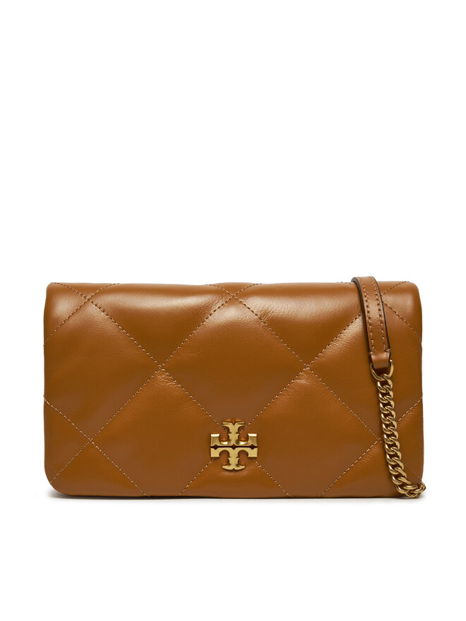 

Сумочка Kira iamond Quilt Chain Wallet 158624 Tory Burch, коричневый