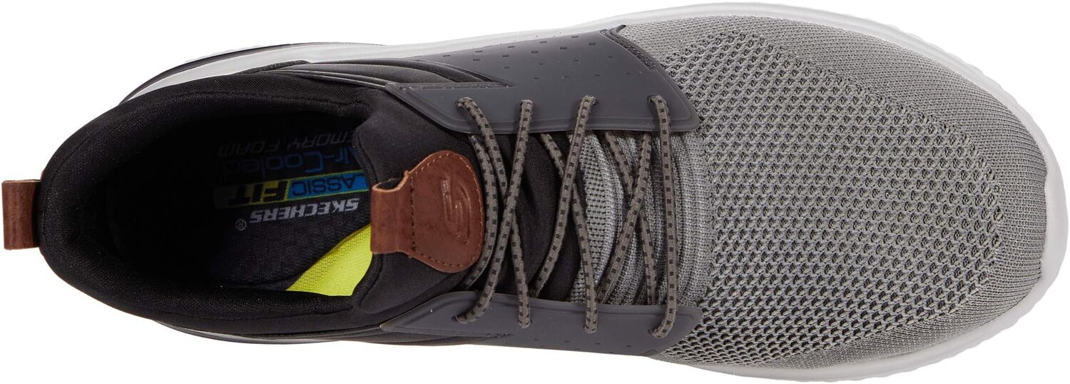 Кроссовки Delson 3.0 - Cicada SKECHERS, серый/черный — фото 2