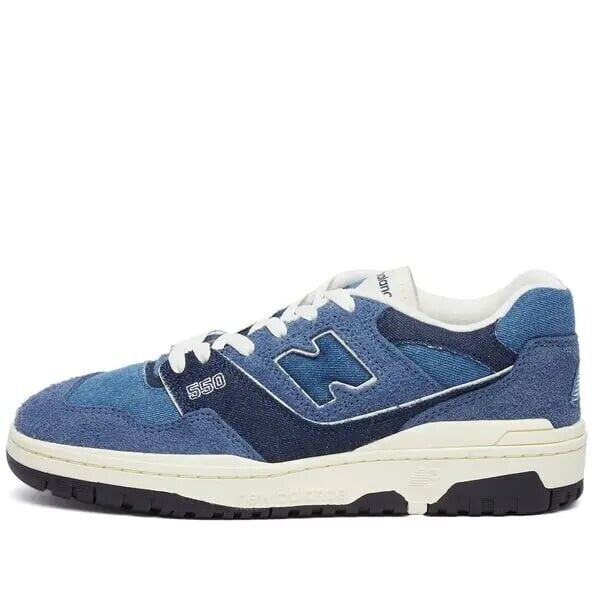 New Balance 550 BBW550GH Кроссовки женские Джинсовый набор Navy Повседневная обувь TF5960 (Синий, 7.5) — фото 2