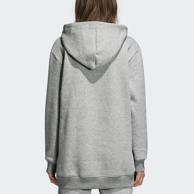 Свитшот женский, средний, серый, меланжевый Adidas Originals, серый — фото 4
