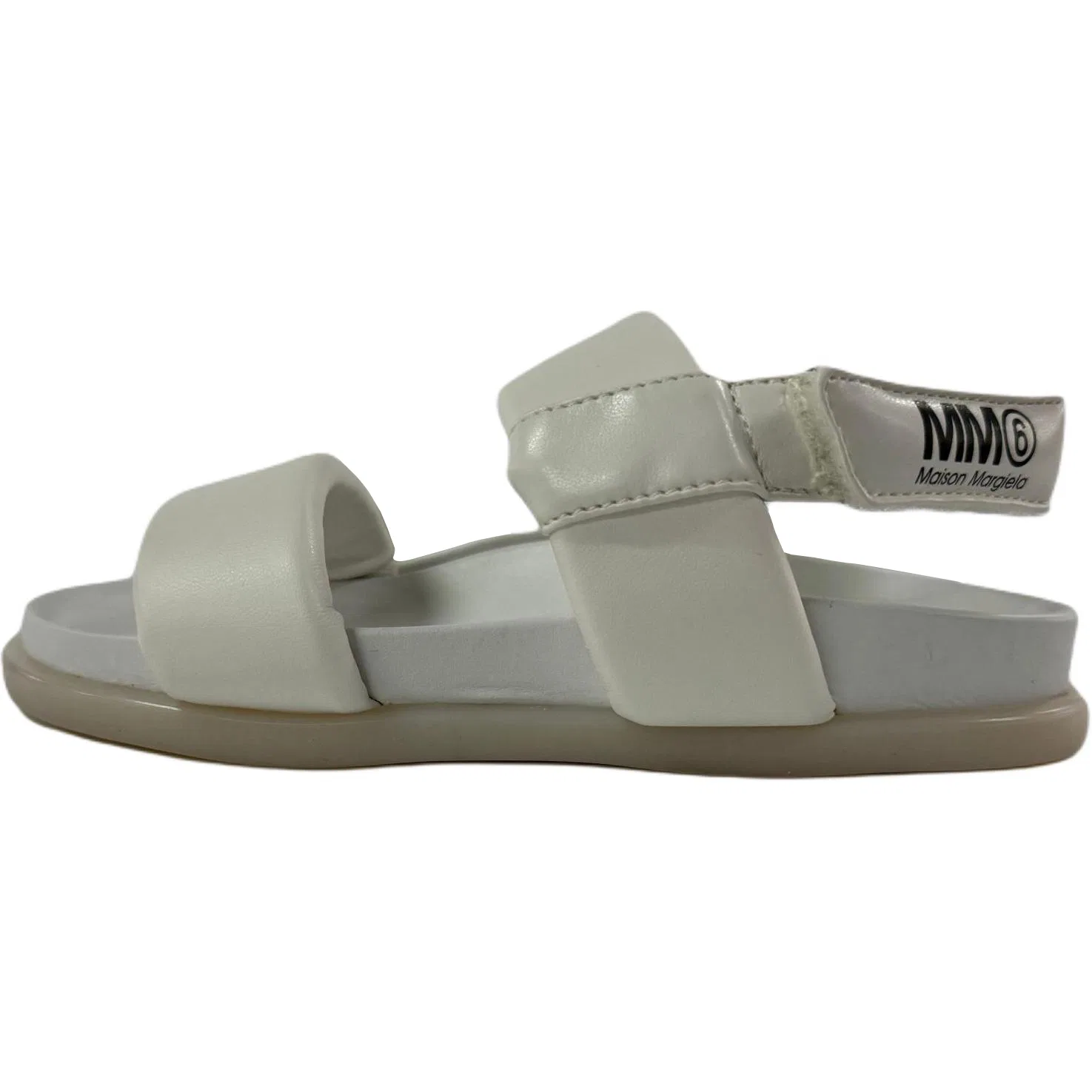 Сандалии детские MM6 Maison Margiela X RollingKids белые
