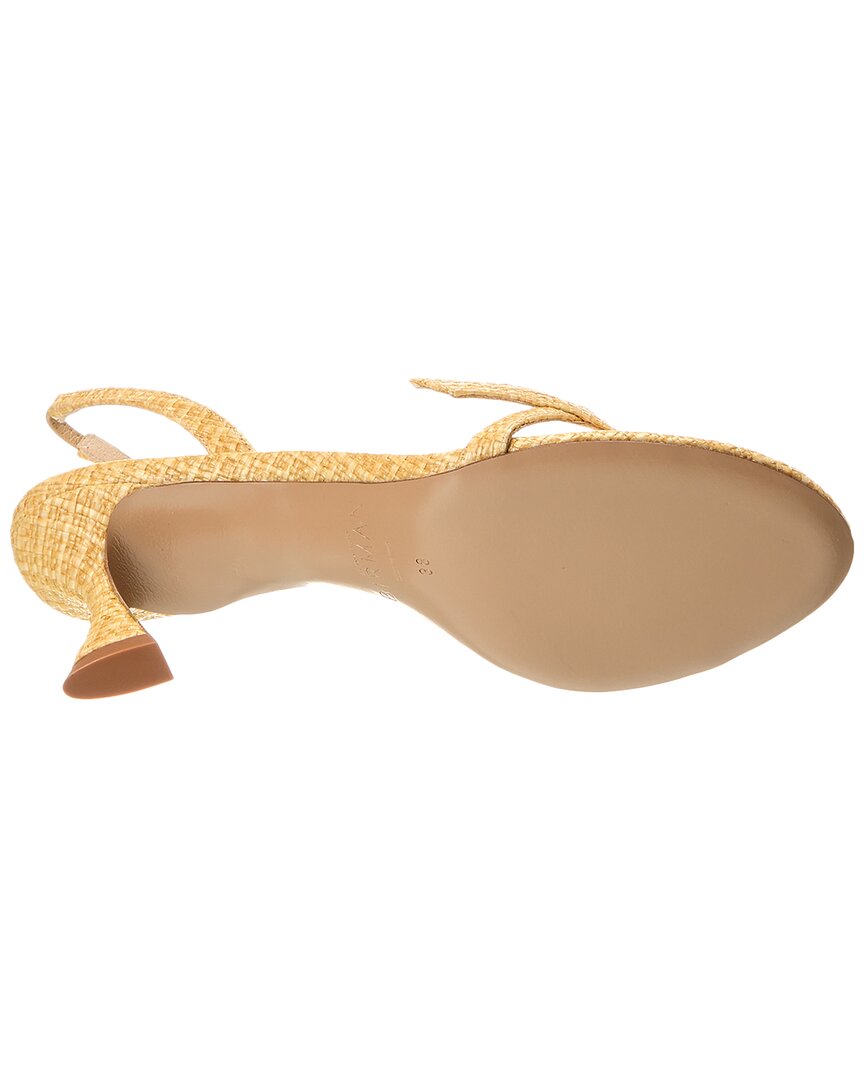 Alexandre Birman Tita Bell 60 Tweed Slingback Sandal, коричневый — фото 4