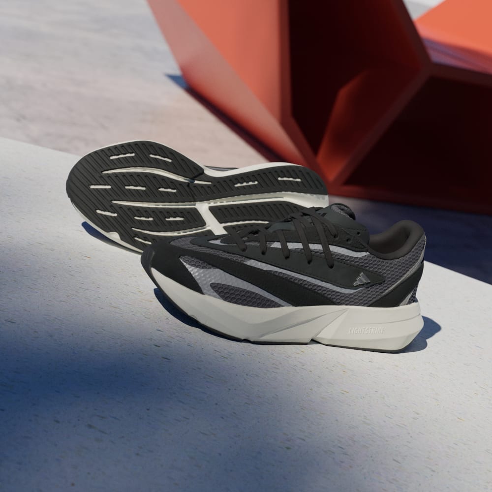 Кроссовки Adidas Lightblaze Shoes, цвет Core Black/Silver Metallic/Grey Six — фото 3