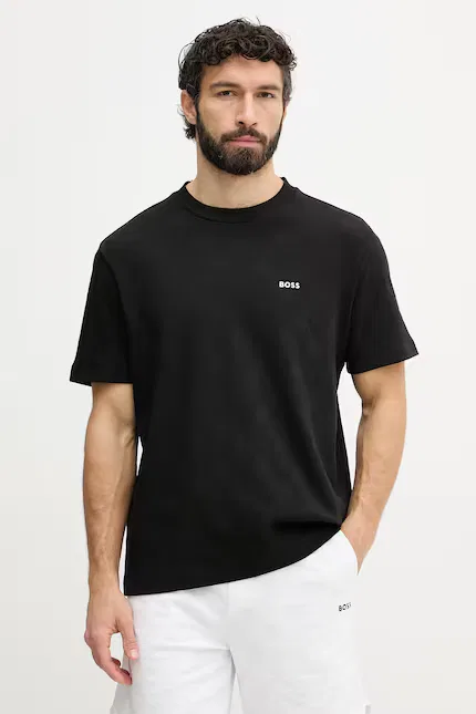Футболка свободного кроя T-shirt BOSS Green, черный