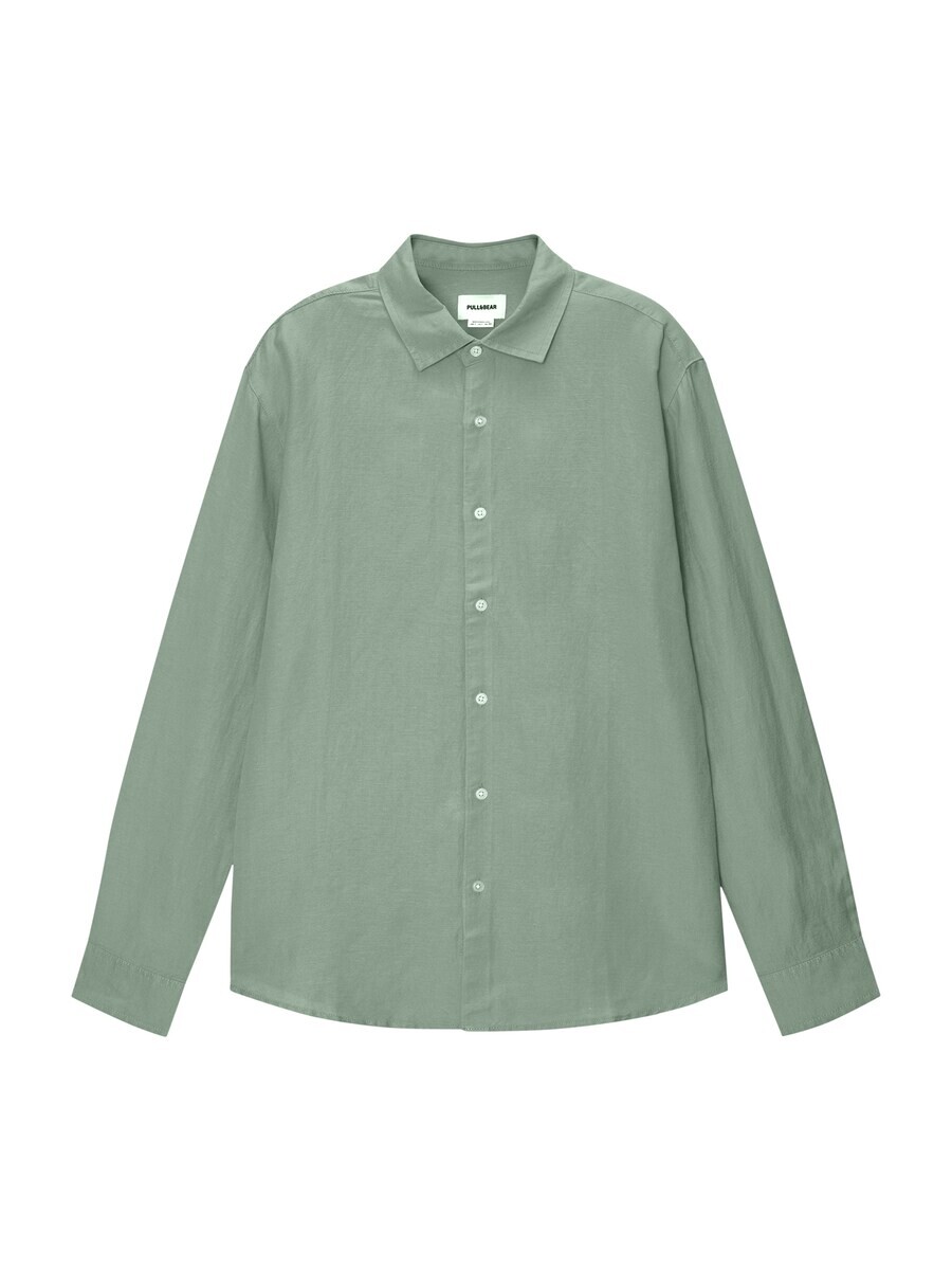 

Повседневная рубашка Pull&Bear Comfort fit Button Up Shirt, мятный