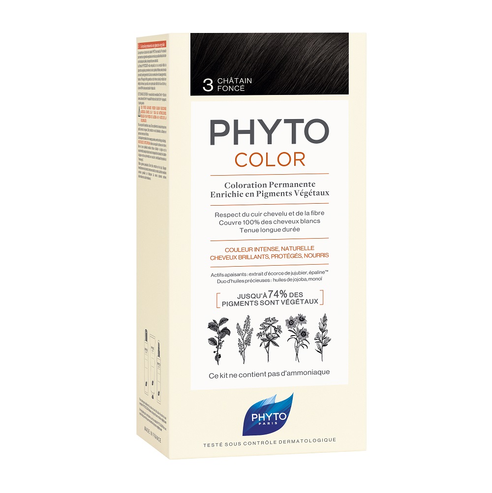 

Краска для волос color hair dye Phyto, цвет nr. 3.0, 112 мл