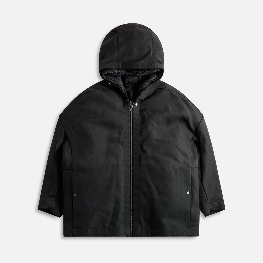 

Куртка Rick Owens Giacca Piumino Hooded Peter, черный