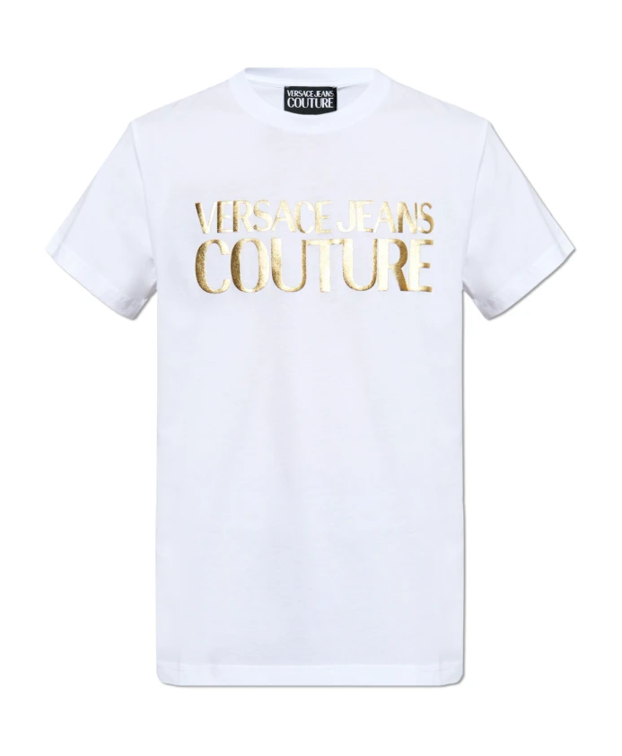 

Футболка с логотипом Versace Jeans Couture, белый
