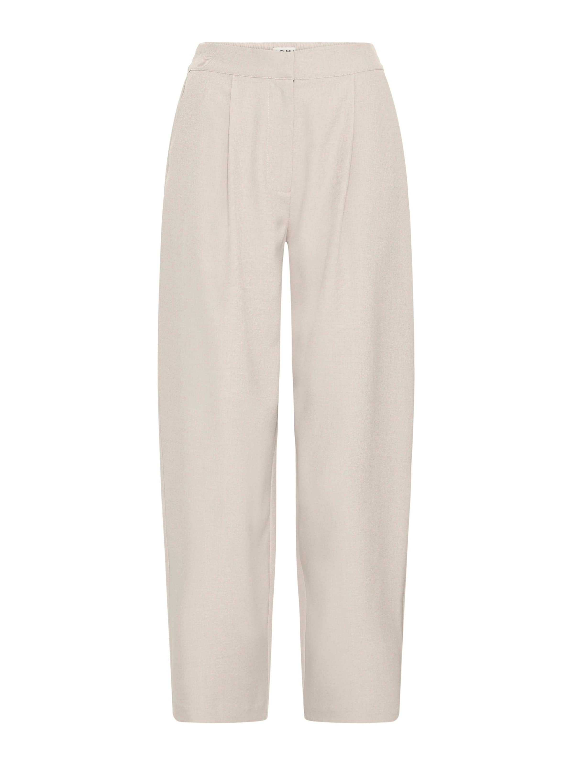 

ICHI Брюки-багги с плиссировкой 'IHFAVA' в бежевом цвете