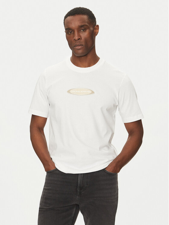 

Футболка свободного кроя Pacer 12273880 Jack&Jones, белый