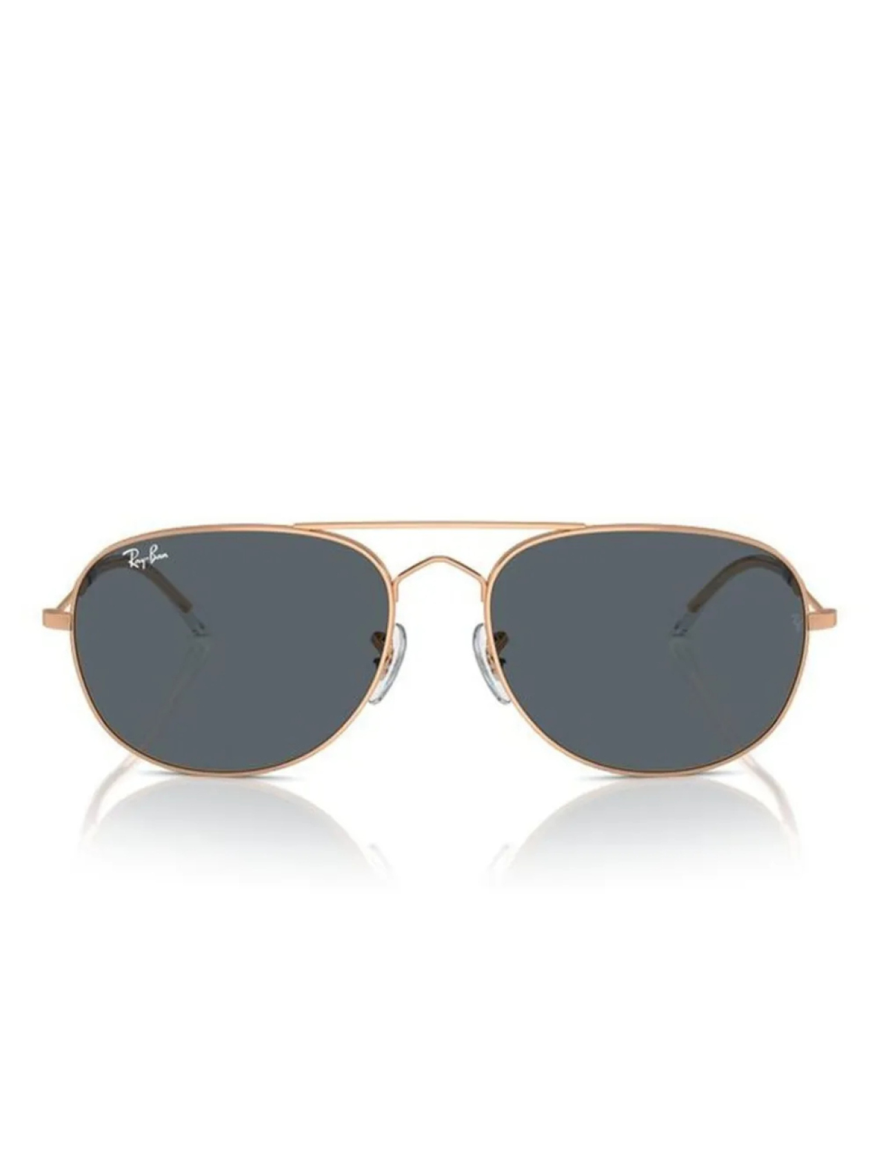 

Солнцезащитные очки Ray-Ban Bain Bridge RB3735 9202R5 в овальной оправе, золотой