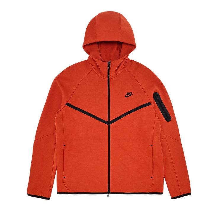 

Худи Nike Tech Full Zip Windrunner Hoodie 'Vintage Coral/Black', оранжевый
