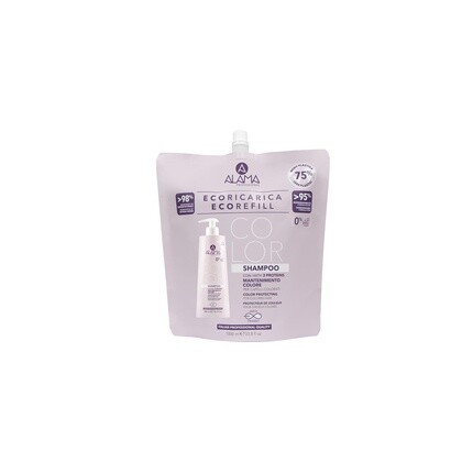 

Alama Professional Eco Refill Color Шампунь для защиты цвета всех окрашенных и обработанных волос, розовый A Alama