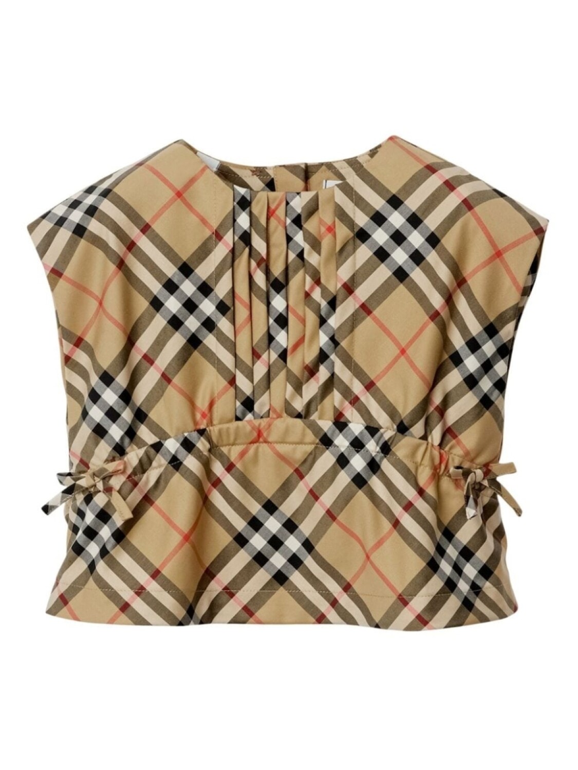 

Burberry Kids блузка в клетку Vintage Check, нейтральный цвет