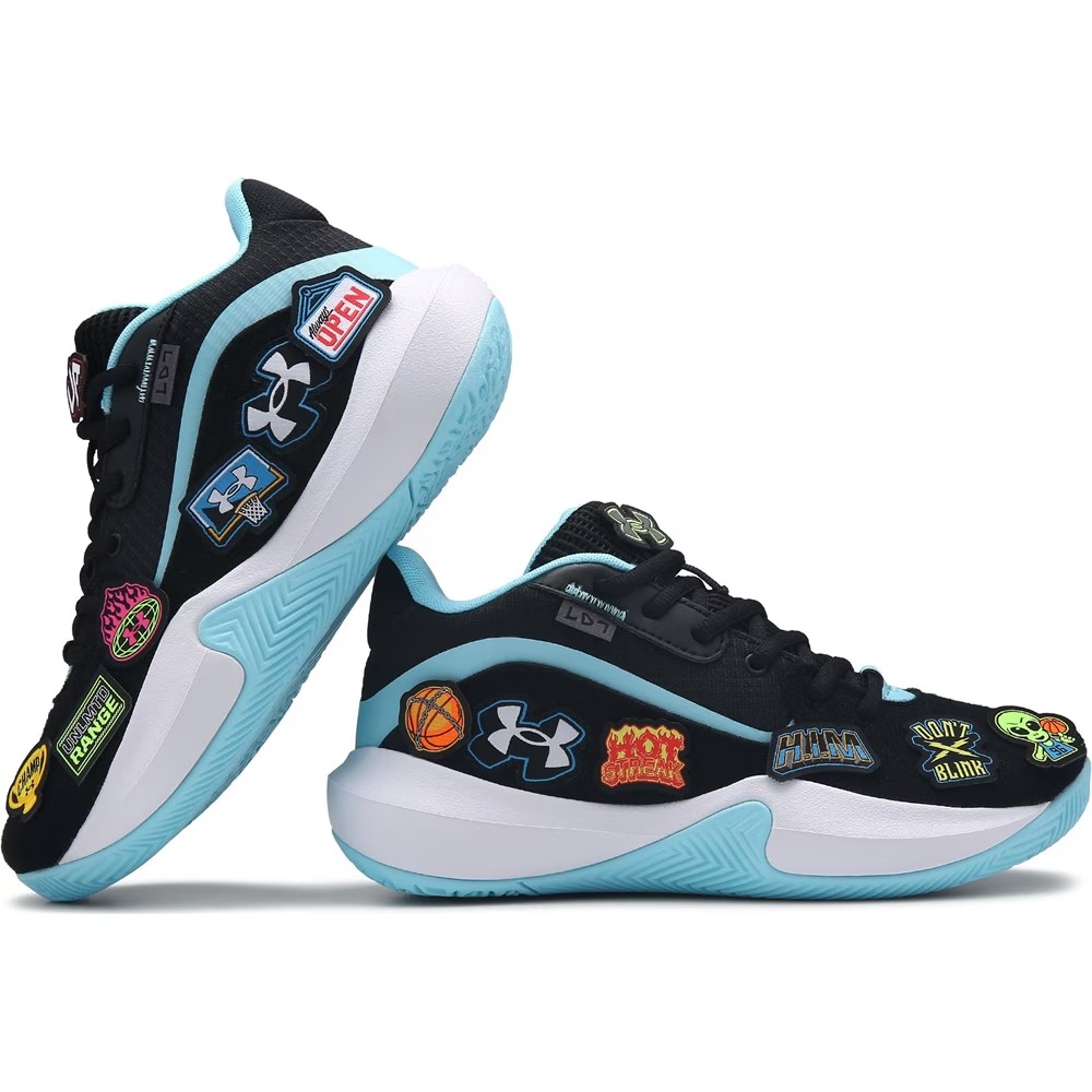 Баскетбольные кроссовки Lockdown 7 с заплатками Under Armour, мультиколор — фото 2
