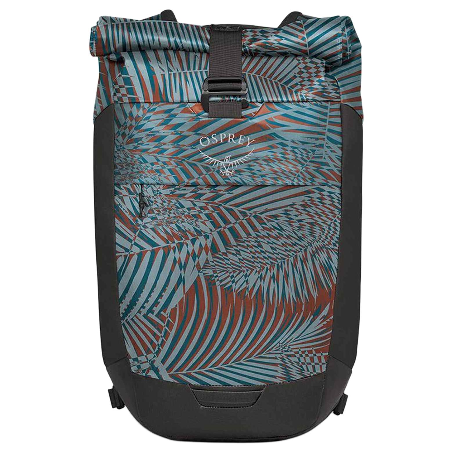 

OSPREY Переработанный полиэстеровый рюкзак унисекс с грубым принтом пальмового листа, Palm Leaf Thorn Print