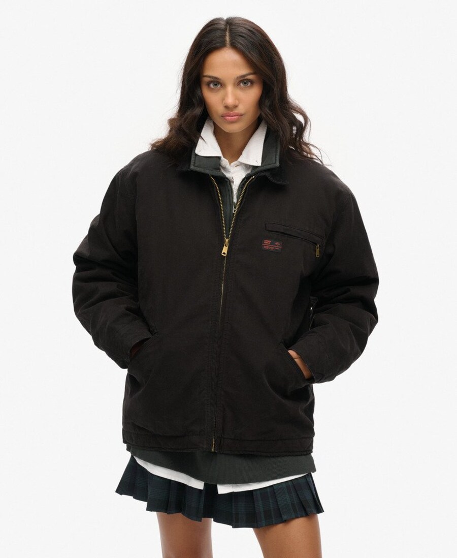 

Куртка межсезонная Superdry, черный