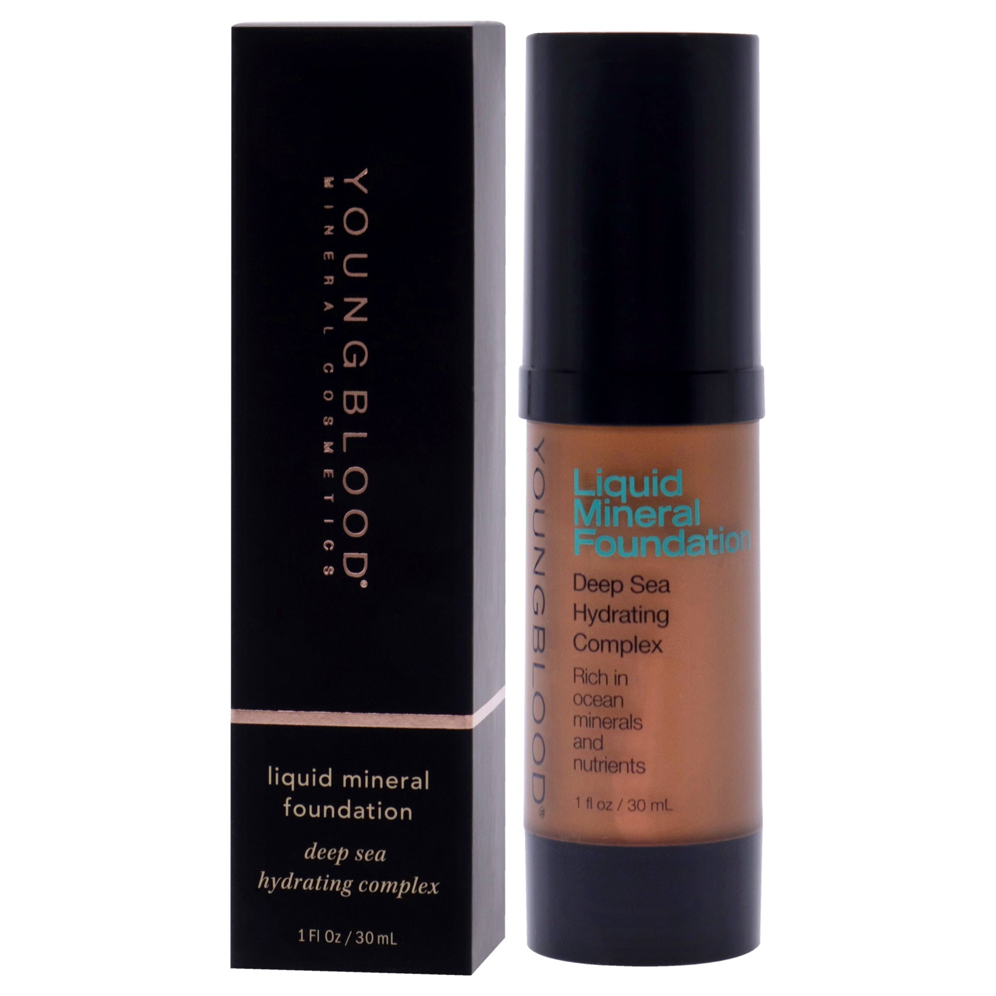 Жидкая минеральная основа - Chestnut от Youngblood для женщин - 1 унция Youngblood, 1 Oz — фото 4