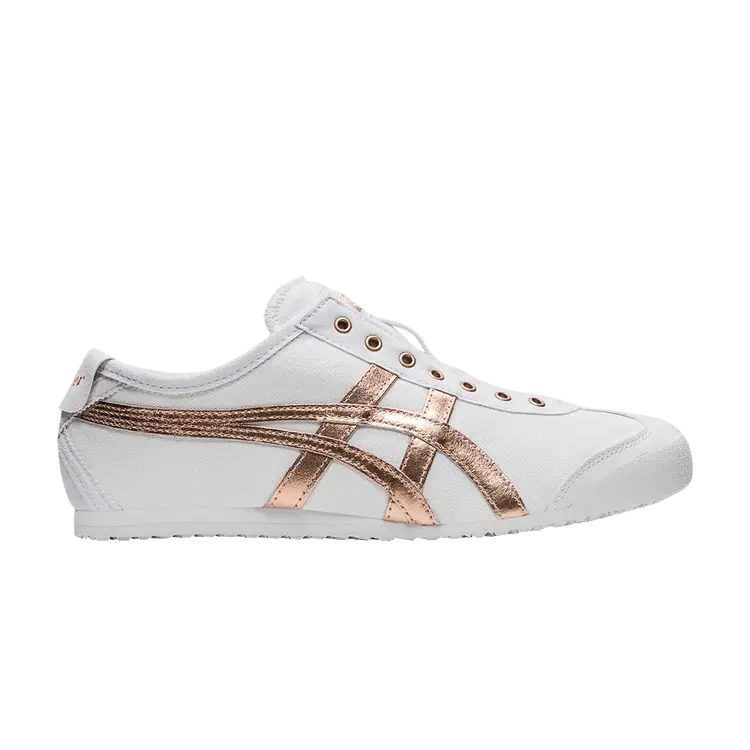 

Шлепанцы Onitsuka Tiger Mexico 66 Slip-On White Rose Gold, белый