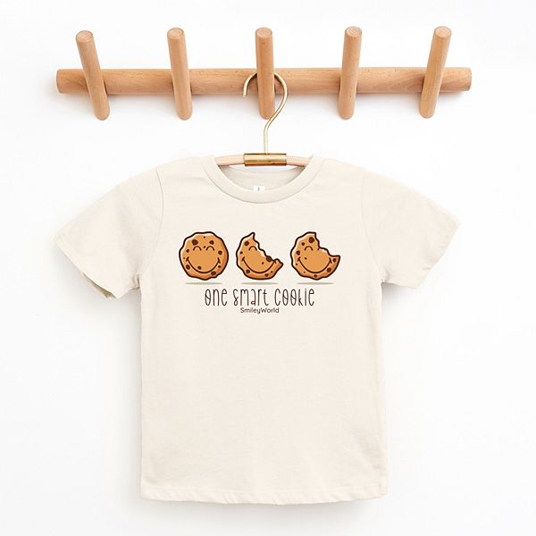 

Smileyworld one smart cookie - молодежная футболка с принтом The Juniper Shop, Cream