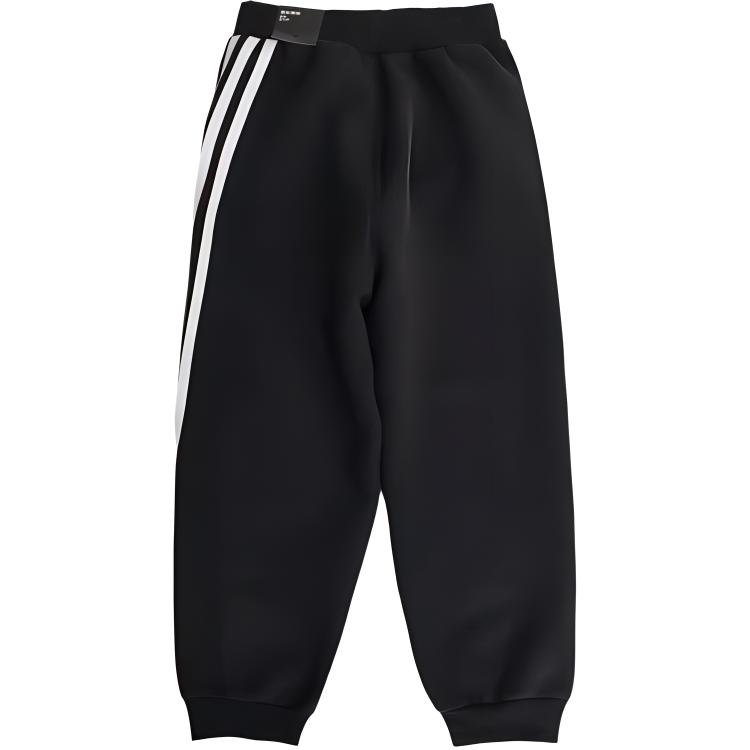 Adidas Детские вязаные спортивные штаны для детей 3-7 лет FW24 Black — фото 4