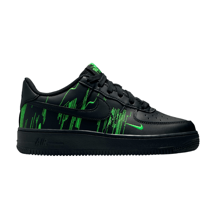 

Кроссовки Nike Air Force 1 Low GS 'Matrix', черный