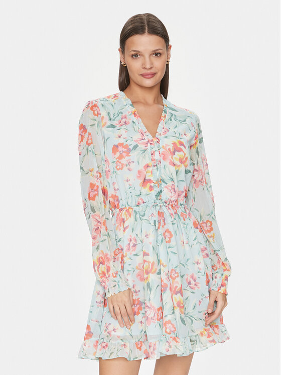 

Платье на каждый день стандартный крой Vanessa W4GK42 WDW82 Guess, голубой