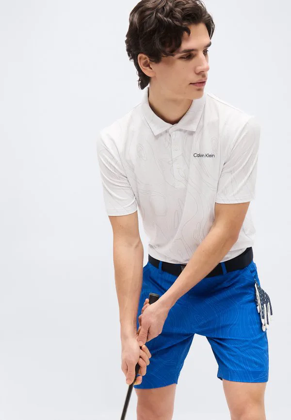 Спортивные шорты с мраморным принтом Calvin Klein Golf, Sapphire — фото 4