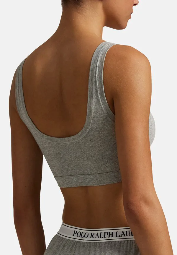 2Pack клубный бюстгальтер Polo Ralph Lauren, Heather Grey — фото 3