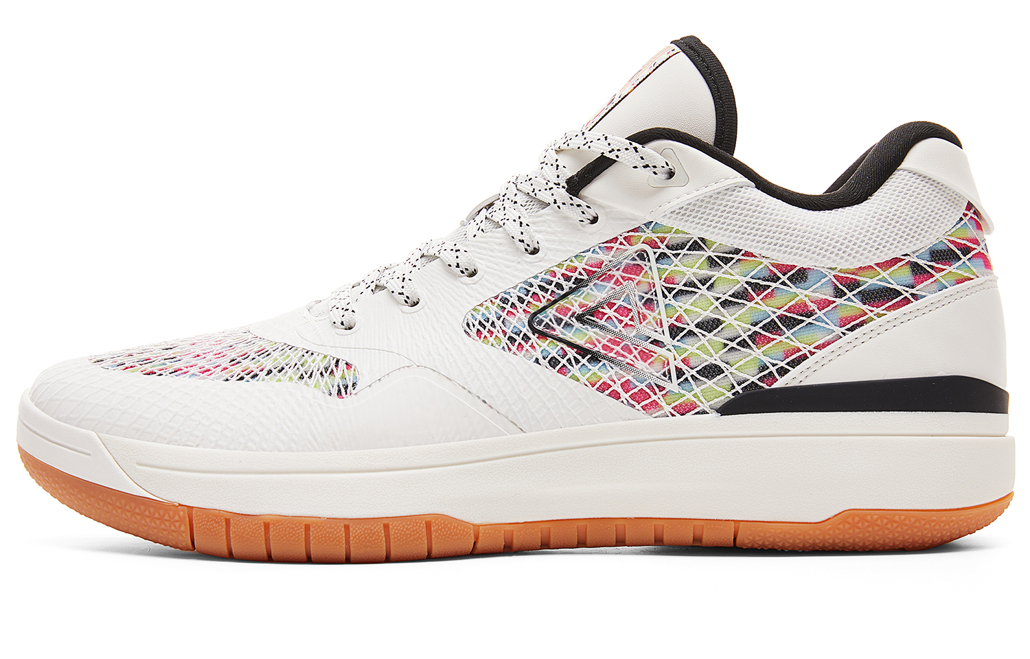 

PEAK Скользостойкие, износостойкие, устойчивые к отскоку баскетбольные кроссовки Mid Top мужские Ivory Rose Red