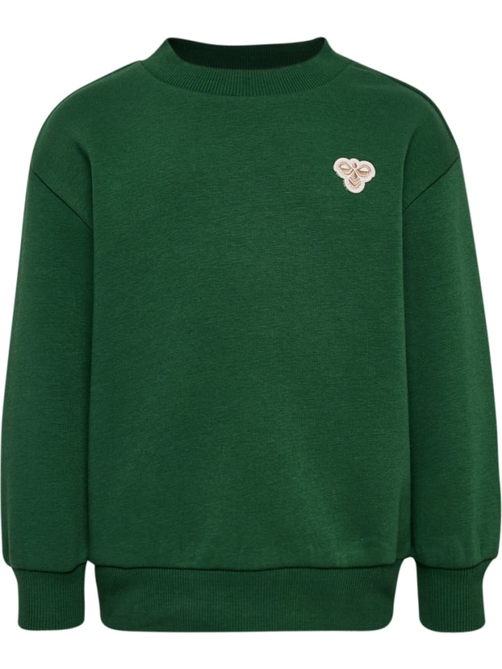 

Детская толстовка "Mini Loose Crewneck Bee" зеленого цвета Hummel