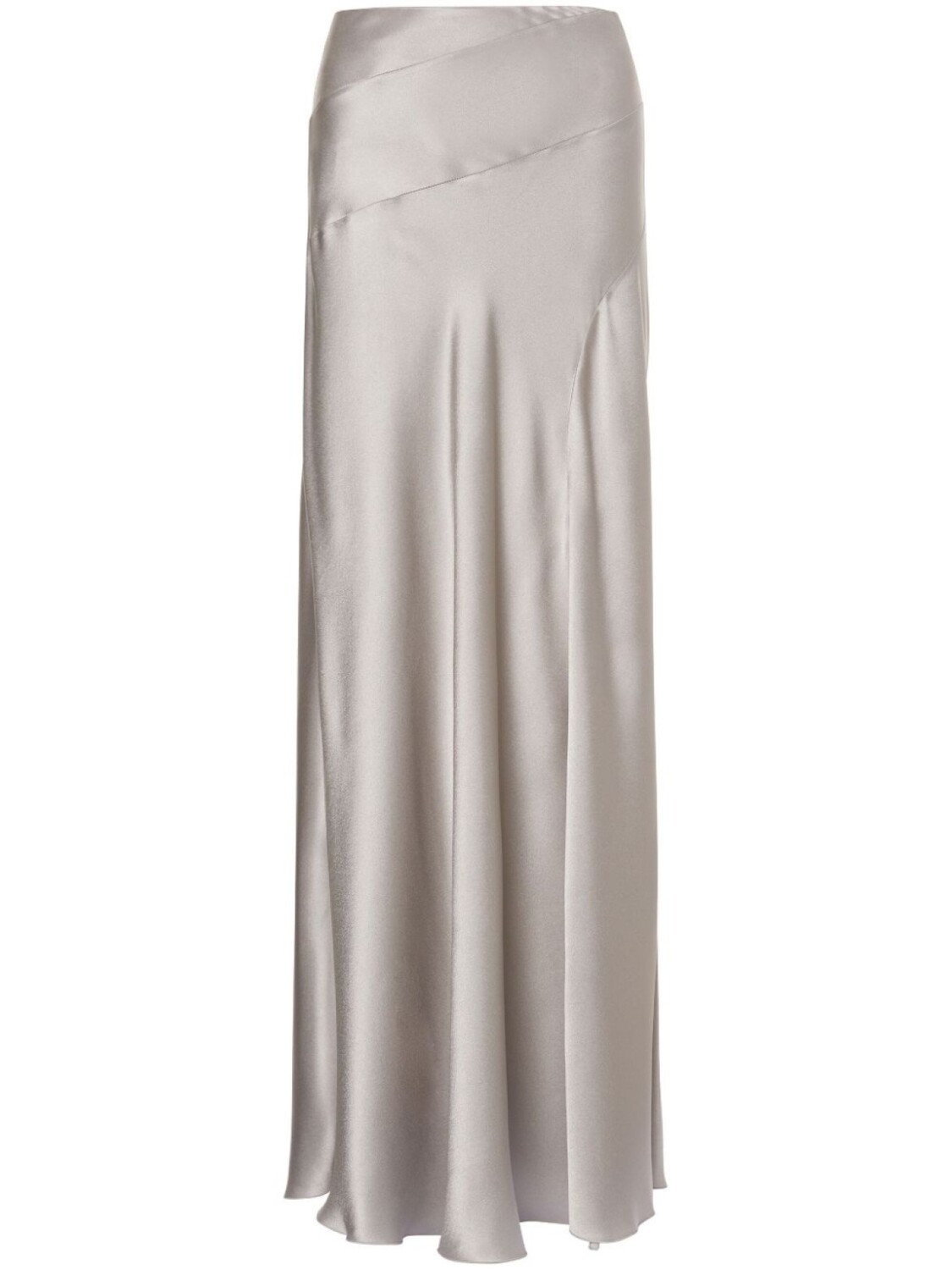 

Alberta Ferretti атласная юбка, серый